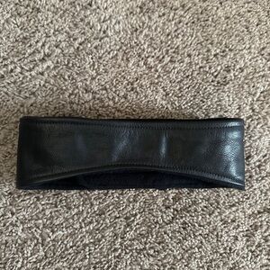 Black Leather Headband